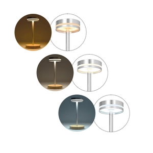 Lampe d'ambiance de table ou bureau - réglable et rechargeable personnalisable