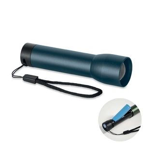 Lampe torche rechargeable en aluminium recyclé personnalisable