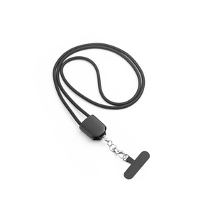 Lanière avec support pour smartphone inclus, câble USB-C et divers adaptateurs en ABS recyclé et TPE recyclé personnalisable