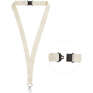 Lanyard en coton biologique 350g,m2 personnalisable