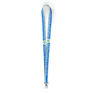 Lanyard en RPET sérigraphie personnalisable