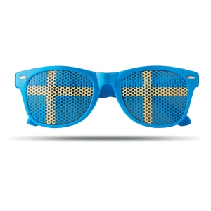 Lunettes de supporter avec drapeau du pays personnalisable