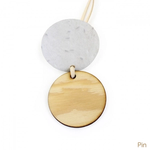 Médaille à planter Diam 50mm avec bois personnalisable