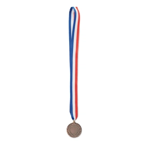Médaille en fer avec sangle tricolore personnalisable