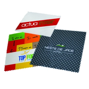 Microfibre - 250g - 90 x 140 mm personnalisable