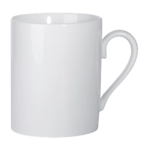 Mug 300 ml made in France en porcelaine - blancheur, imperméable et résistance personnalisable
