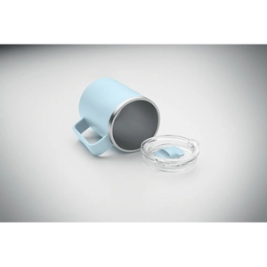 Mug à double paroi avec intérieur en acier inoxydable recyclé personnalisable