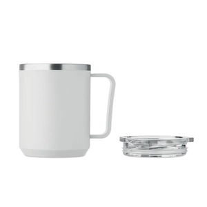 Mug à double paroi avec intérieur en acier inoxydable recyclé personnalisable
