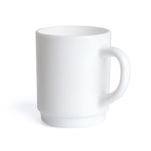 Mug blanc 250 ml Made In France en opale personnalisable