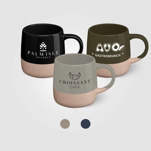 Mug céramique - design à blocs de couleur - 445 ml