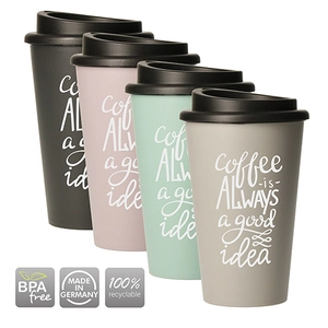 Mug COFFE bioplastique 350ml personnalisable