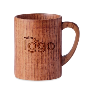 Mug en chêne massif - Tasse originale de 280 ml personnalisable