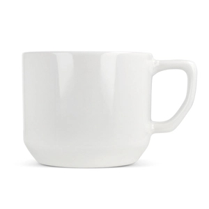 Mug en porcelaine 250ml - poignée compacte et style épuré personnalisable