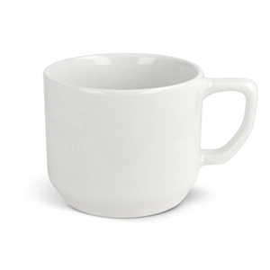 Mug en porcelaine 250ml - poignée compacte et style épuré personnalisable