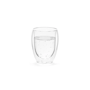 Mug en verre borosilicate 370 ml double paroi - pratique pour ne pas se brûler personnalisable