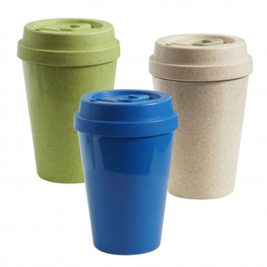 Mug étanche 300 ml DRINKSAF - double paroi en biocomposite personnalisable