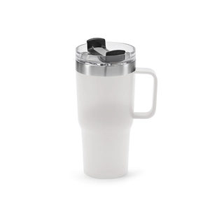 Mug isotherme 580 ml en acier inox recyclé - isolation double paroi personnalisable