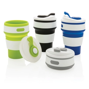 Mug pliable en silicone 350 ml personnalisable