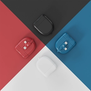 Multicâble ICE-R en plastique recyclé - USB-C personnalisable