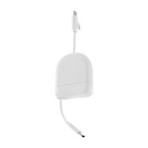 Multicâble ICE-R en plastique recyclé - USB-C personnalisable