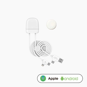 Multicâble ICE-TAG avec transfert de données - Apple & Android