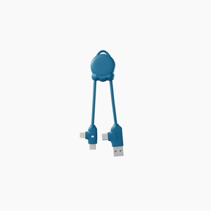 Multicâble OCTOMINI en plastique recyclé - USB-C