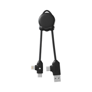 Multicâble OCTOMINI en plastique recyclé - USB-C personnalisable