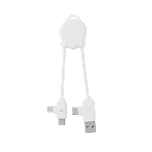 Multicâble OCTOMINI en plastique recyclé - USB-C personnalisable