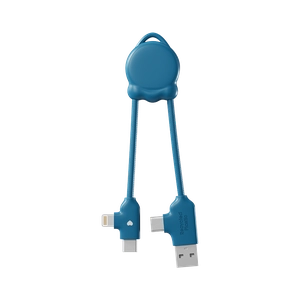 Multicâble OCTOMINI en plastique recyclé - USB-C personnalisable