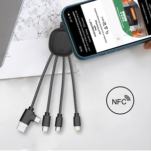 Multicâble version premium XOOPAR - avec NFC personnalisable