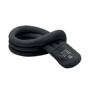 Oreiller de voyage pliable en polyester souple et en mousse
