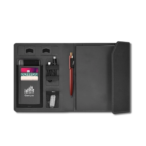 Organisateur A5 avec chargeur à induction pour smartphone personnalisable