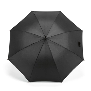 Parapluie citadin avec armature en bois et RPET - ouverture automatique personnalisable