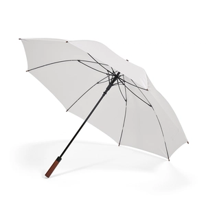 Parapluie de golf 146 cm avec toile en RPET et baleine en fibre de verre - poignée bois personnalisable