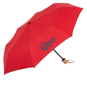 Parapluie de poche 98 cm - avec toile en polyester pongé certifié OEKOTEX personnalisable