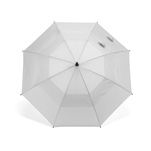 Parapluie Diamètre 100 cm avec armature en fibre de verre résistante aux tempêtes personnalisable