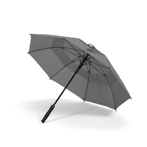 Parapluie Diamètre 100 cm avec armature en fibre de verre résistante aux tempêtes personnalisable