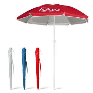 Parasol inclinable - avec housse de transport personnalisable