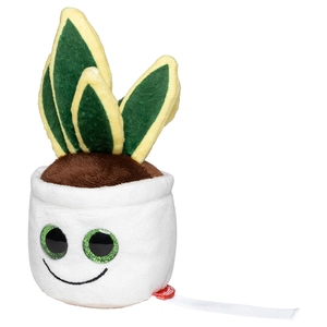 Peluche plante langue de belle-mère en microfibre - convient aux enfants personnalisable