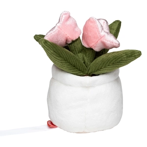 Peluche plante tulipe en microfibre - convient aux enfants personnalisable