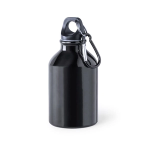 Petite bouteille en aluminium de 330 ml avec mousqueton personnalisable