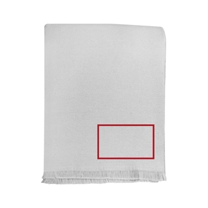 Plaid coton biologique 230g - puce tricolore personnalisable