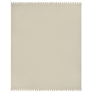 Plaid polaire 125 x 150 cm avec franges - cerclage cartonné personnalisable
