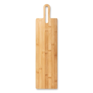 Planche en bambou avec poignée personnalisable
