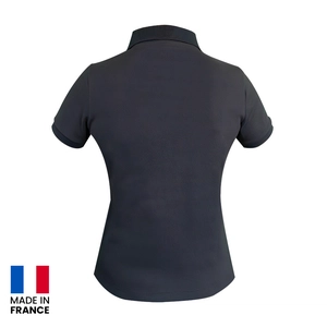 Polo femme made in France 220gr/m2 3 boutons - teinté et tricoté en France personnalisable