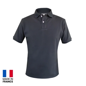 Polo homme made in France 220gr/m2 2 boutons- teinté et tricoté en France personnalisable