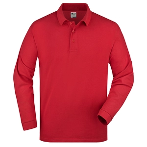 Polo Homme manches longues 100% coton personnalisable