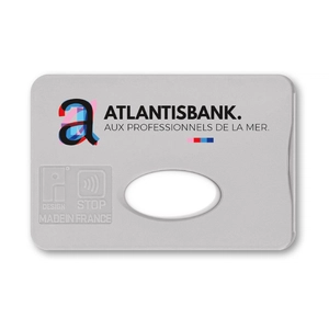 Porte carte de crédit anti RFID - Protège CB Made In France personnalisable