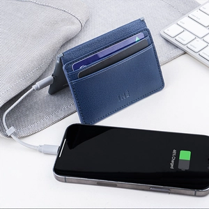 Porte cartes anti RFID avec powerbank 3 000 mAh  personnalisable