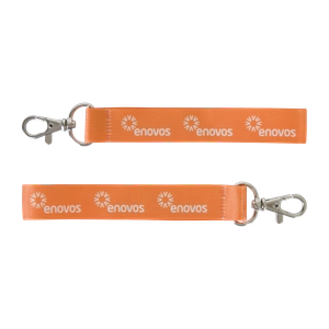 Porte clés ruban Fabrication Europe - mousqueton métal personnalisable